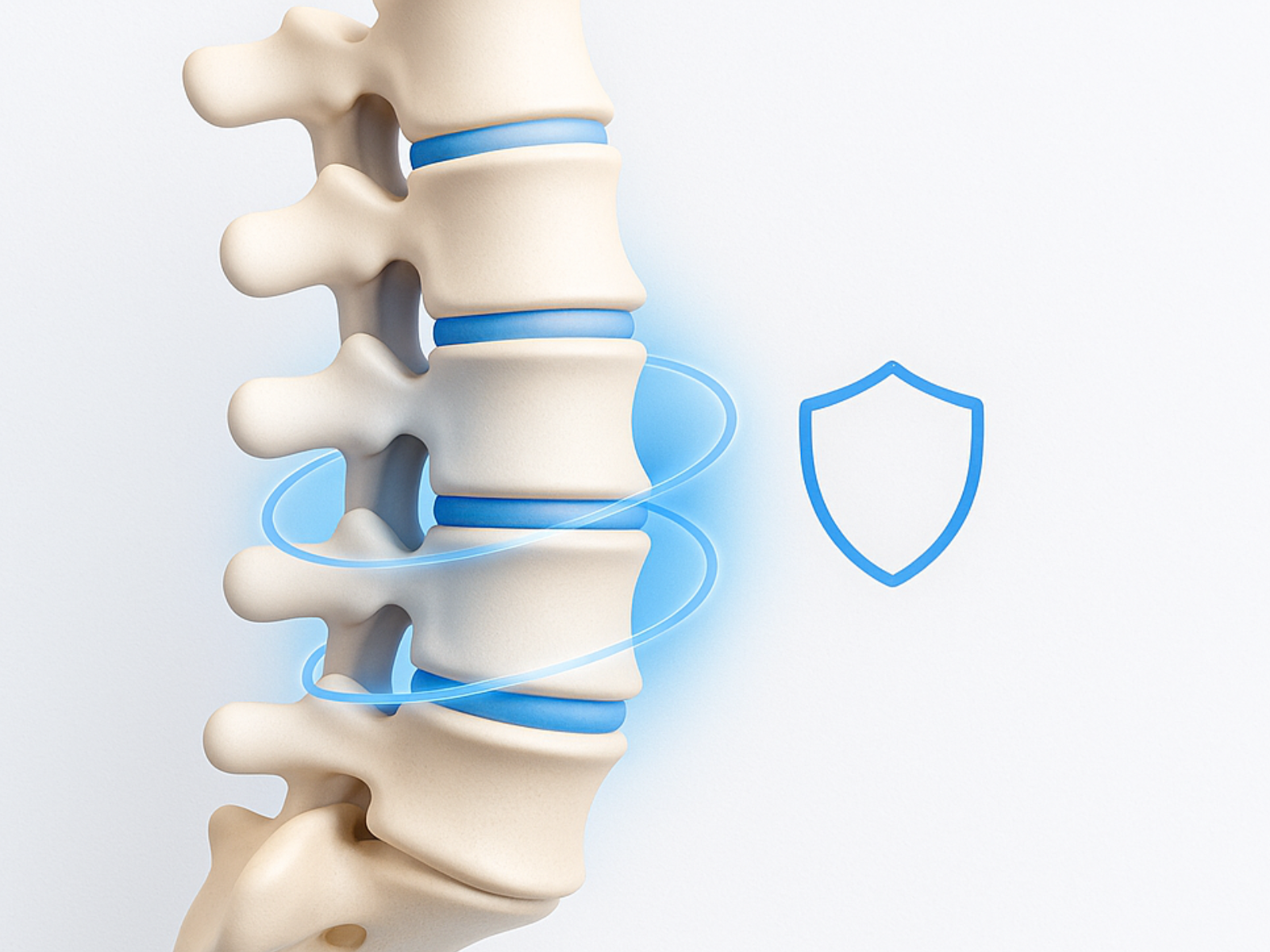 Demonstrationsübung für Stabilisierung der Rumpfmuskulatur
